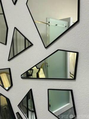 Зеркальное панно Zeno S black - 3