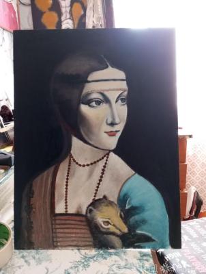 Девушка с горностаем.