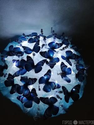 Букет из бабочек и лаванды - 2