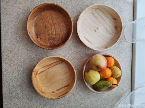 Тарелки деревянные