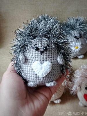 Ёжик, вязаная игрушка - 5