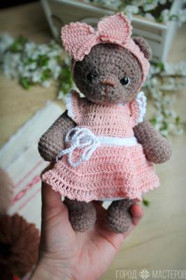 Вязаная крючком игрушка Мишка - 2