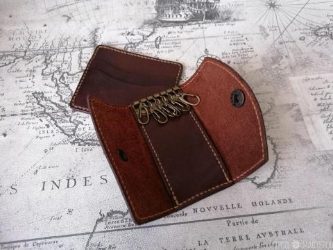 Подарочный набор аксессуаров из натуральной кожи - 2