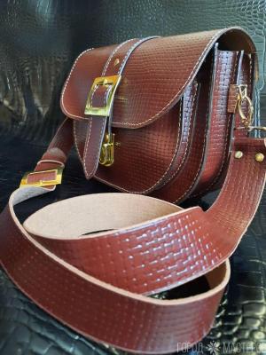 Сумка из натуральной кожи ручной работы - 2