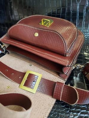 Сумка из натуральной кожи ручной работы - 4