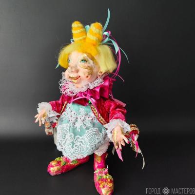 Авторская коллекционная кукла Сеньора Трумитроллия - 2